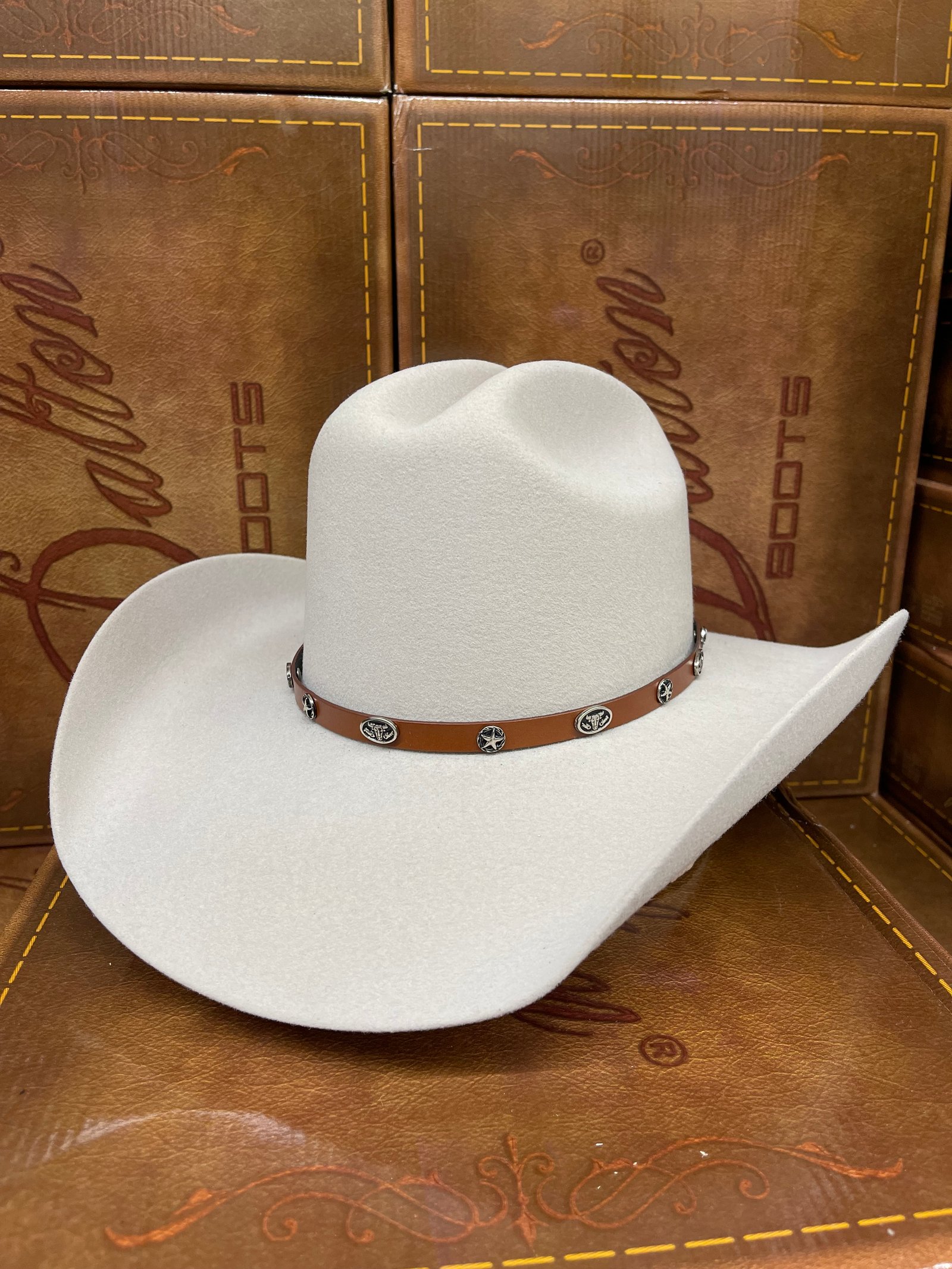 Longhorn Tan Leather